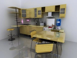 dapur Model 3D