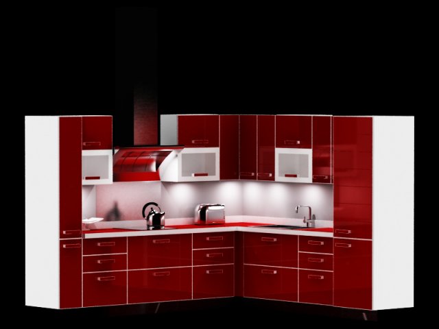 kitchen 3Dモデル .c4d .max .obj .3ds .fbx .stl .blend 
