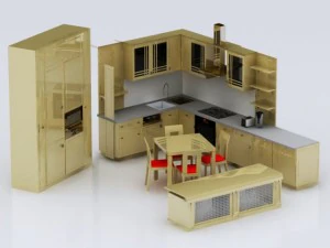 kuchnia Model 3D