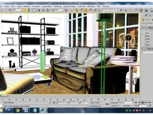 living room 3D Model