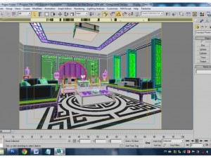 living room Modelo 3D
