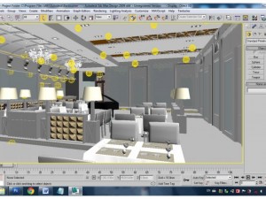 restaurant Modelo 3D
