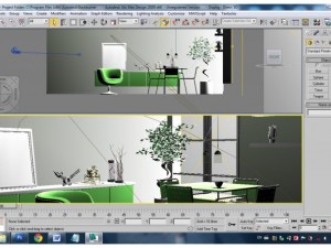 living room Modello 3D