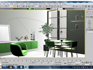 living room Modello 3D