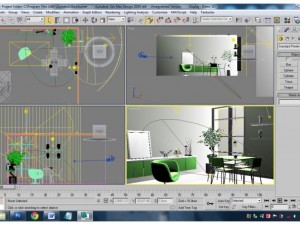 living room Modello 3D