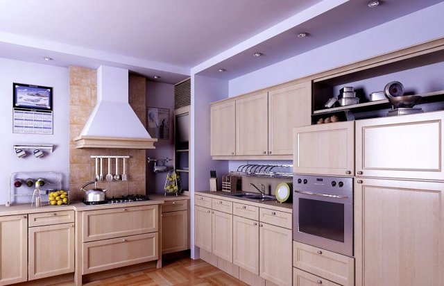 kitchen 3D 模型 .c4d .max .obj .3ds .fbx .stl .blend 