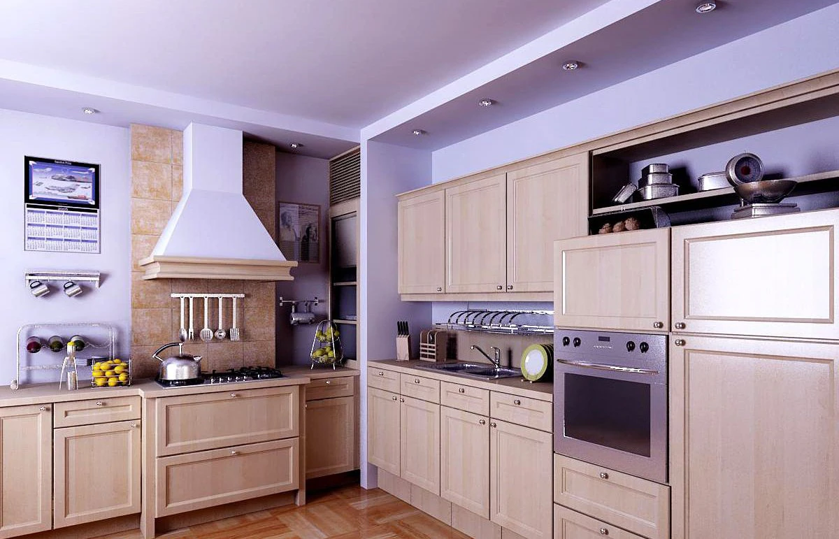 kitchen 3D Model .c4d .max .obj .3ds .fbx .stl .blend 