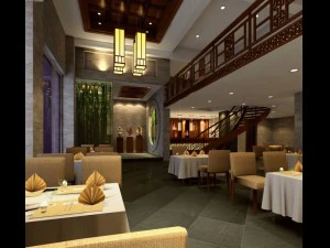 restaurante Modelo 3D