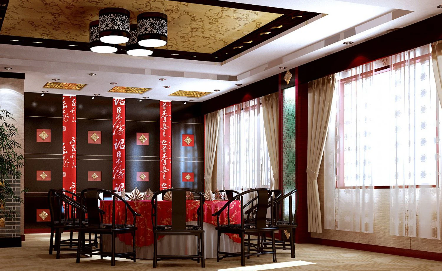 restaurant 3D Model .c4d .max .obj .3ds .fbx .stl .blend 