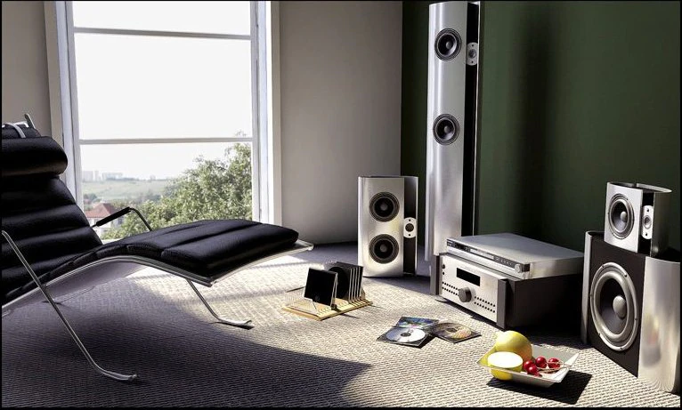 living room 3D Model .c4d .max .obj .3ds .fbx .stl .blend 