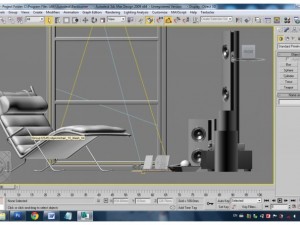 living room Modelo 3D
