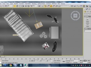 living room Modelo 3D