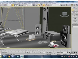 living room Modelo 3D