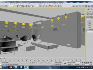 living room 3Dモデル