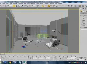 escrit&oacute;rio Modelo 3D