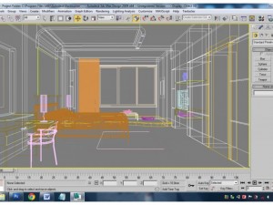 living room 3D Модель