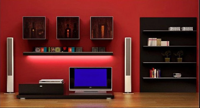 living room 3D Model .c4d .max .obj .3ds .fbx .stl .blend 