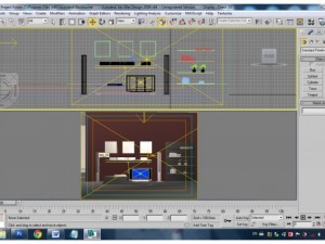 living room Modello 3D