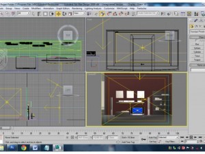 living room Modello 3D