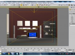 living room Modello 3D
