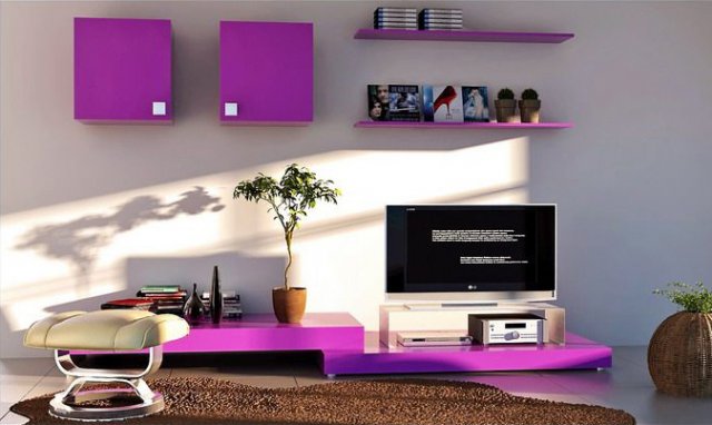 living room 3D Модель .c4d .max .obj .3ds .fbx .stl .blend 