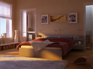 सोने का कमरा 3D मॉडल