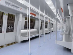 बस 3D मॉडल