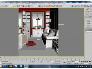 living room Modelo 3D