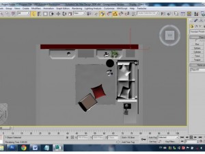 living room Modelo 3D