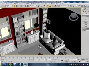 living room Modelo 3D