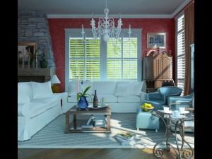 living room Modelo 3D