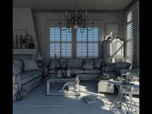 living room 3D Model