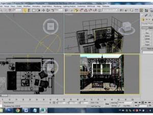 living room Modelo 3D