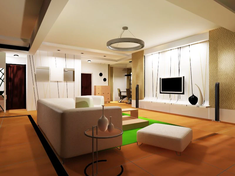 soggiorno Modello 3D .c4d .max .obj .3ds .fbx .stl .blend 