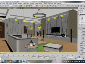 soggiorno Modello 3D