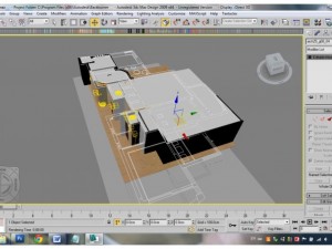 living room Model 3D