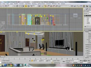 soggiorno Modello 3D