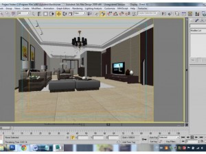 living room Model 3D