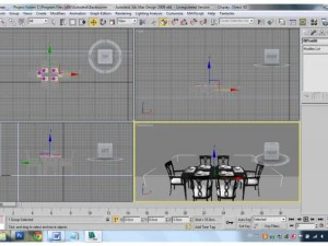 table with chairs 3D Model