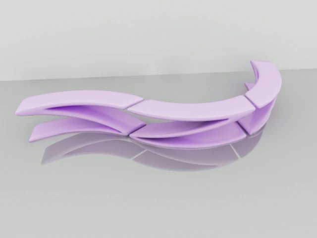 ławka Model 3D .c4d .max .obj .3ds .fbx .stl .blend 