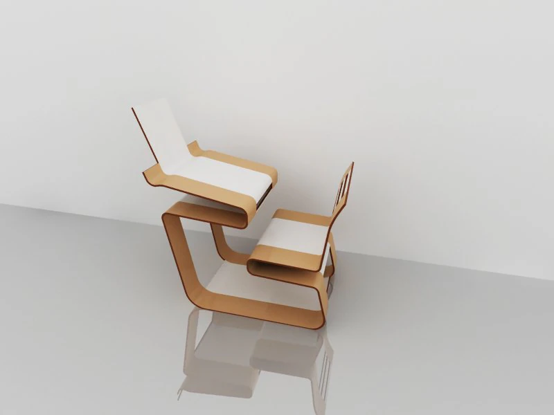 椅子 3Dモデル .c4d .max .obj .3ds .fbx .stl .blend 