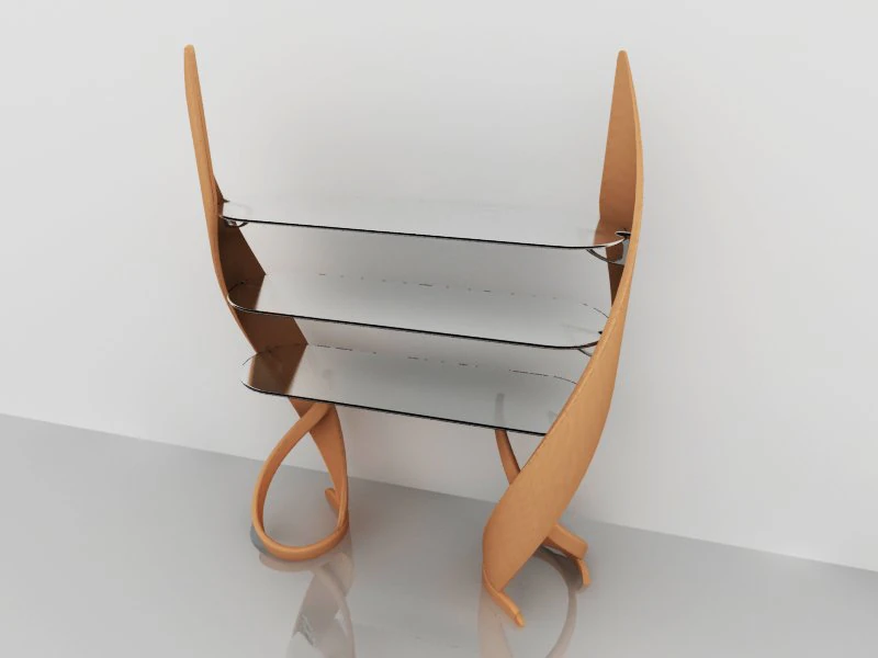shelving 3D Model .c4d .max .obj .3ds .fbx .stl .blend 