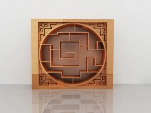 Wanddekoration 3D Modell