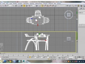 chairs with table 3D Model