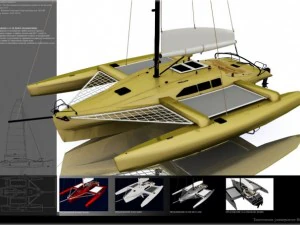 ट्रिमरन f32 3D मॉडल