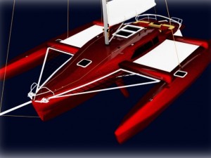 trimaran f32 3D 模型