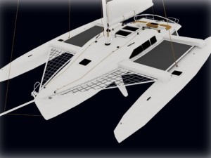 trimaran f32 3D 模型