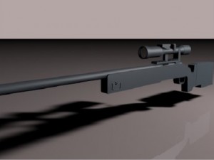 m40a3 sniper 3D Model