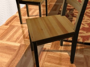ikea jokkmokk chair 3Dモデル