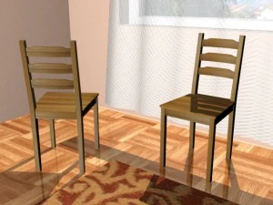 ikea jokkmokk chair 3D Model